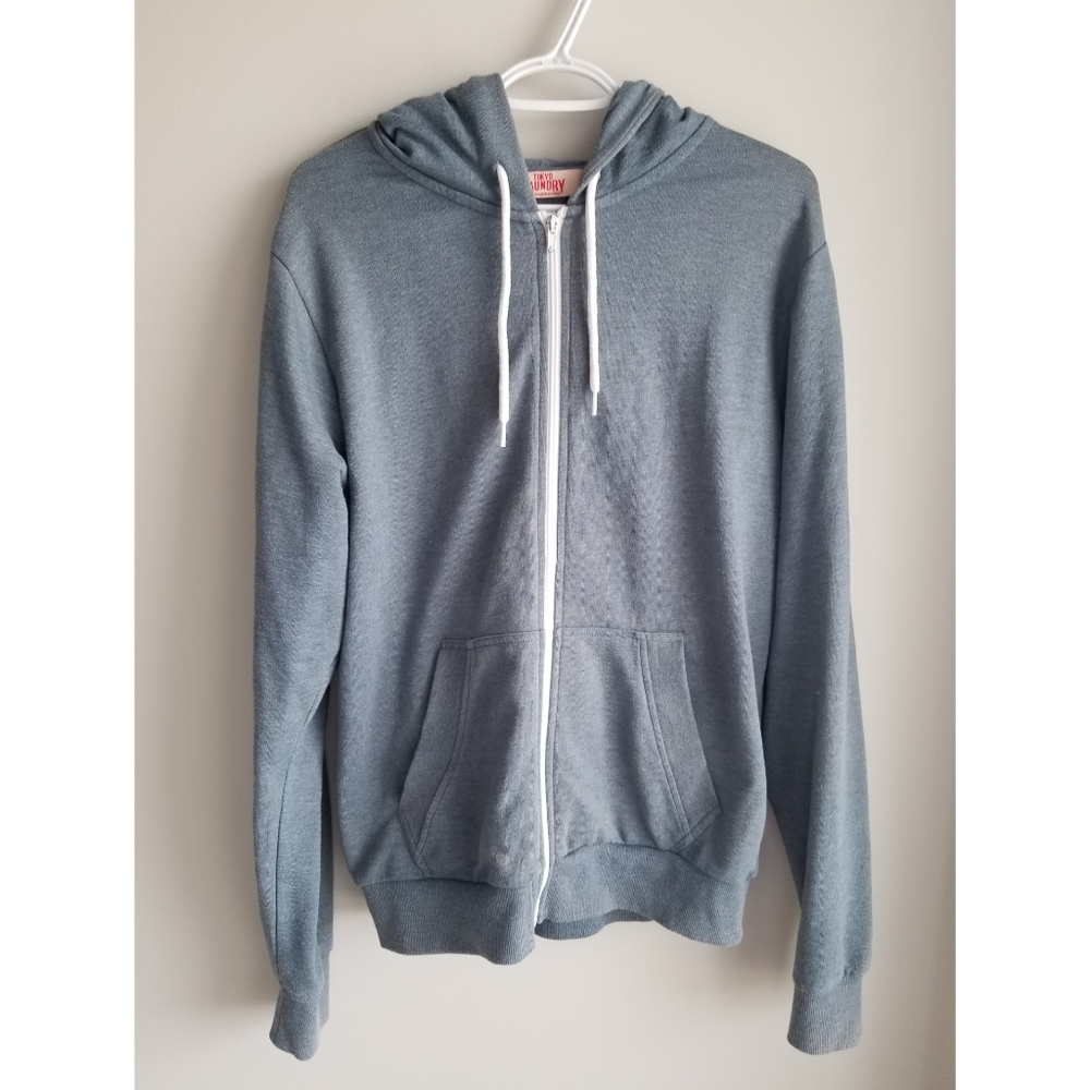 VINTAGE TOKYO LAUNDRY ZIP UP JACKET HOODIE